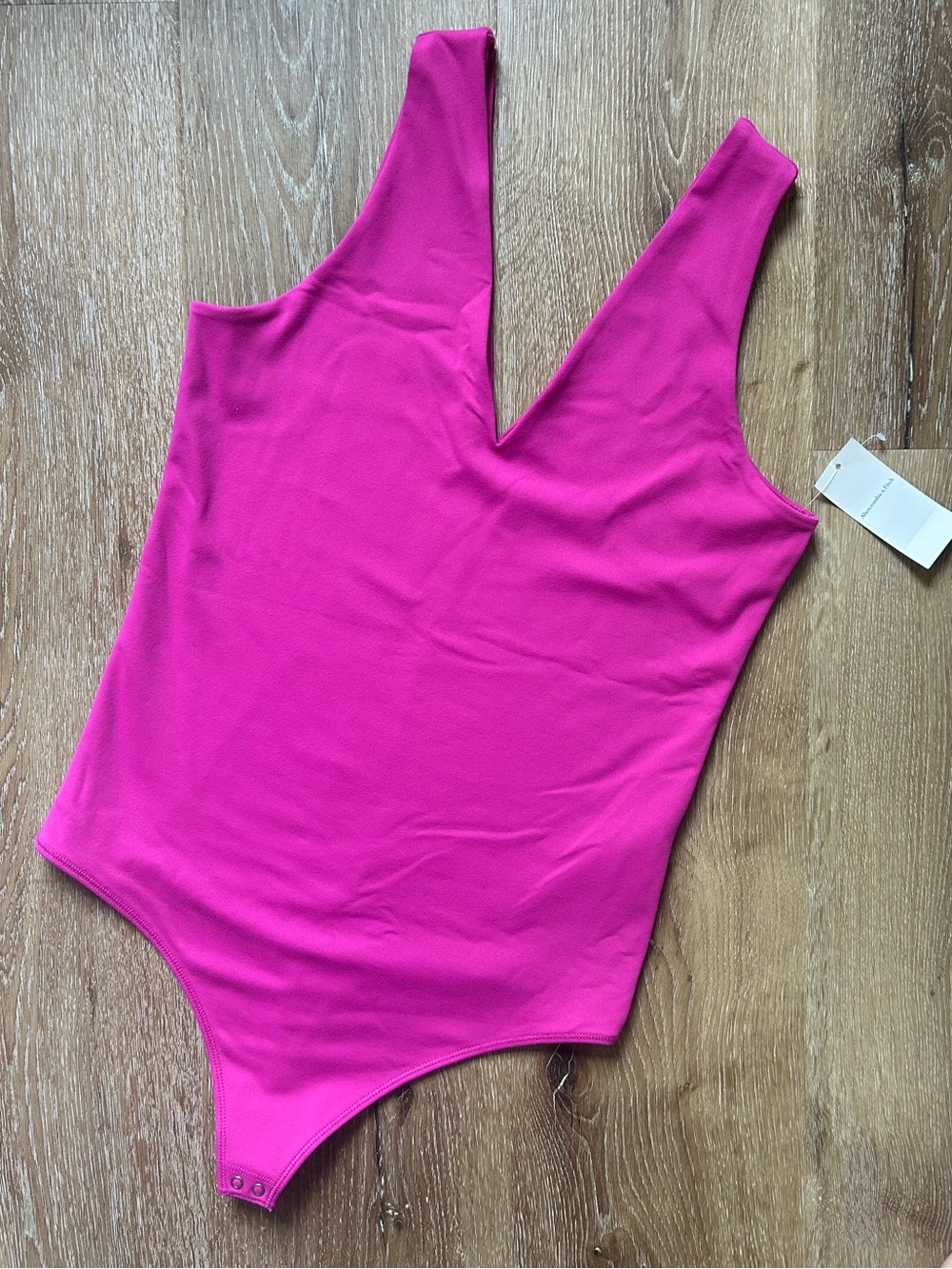 NWT Abercrombie Women’s Fuchsia One-Piece Bodysuit